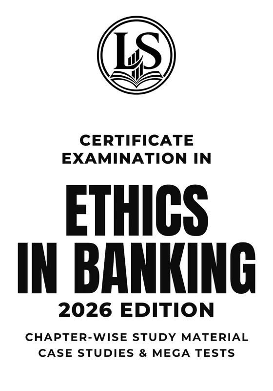 Ethics in Banking printed book, 2026 edition, front cover