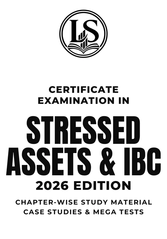 Stressed Assets and IBC printed book, 2026 edition, front cover