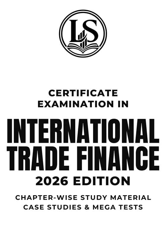 International Trade Finance printed book, 2026 edition, front cover