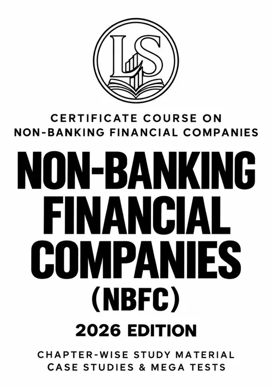 Non-Banking Financial Companies (NBFC) printed book, 2026 edition, front cover