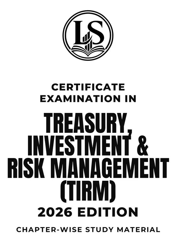 Treasury, Investment and Risk Management (TIRM) printed book, 2026 edition, front cover