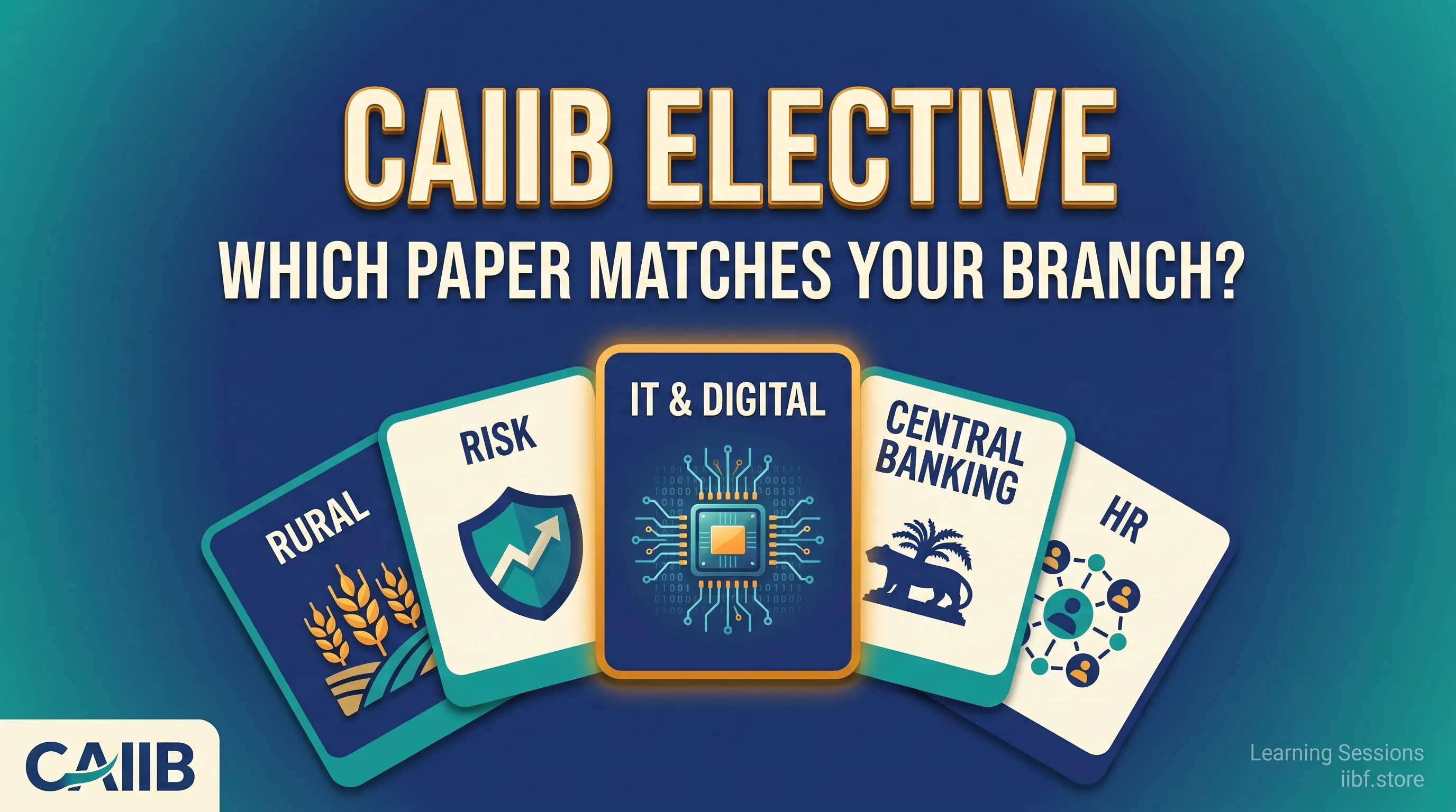 CAIIB Elective Choice: Which Paper Suits Your Branch