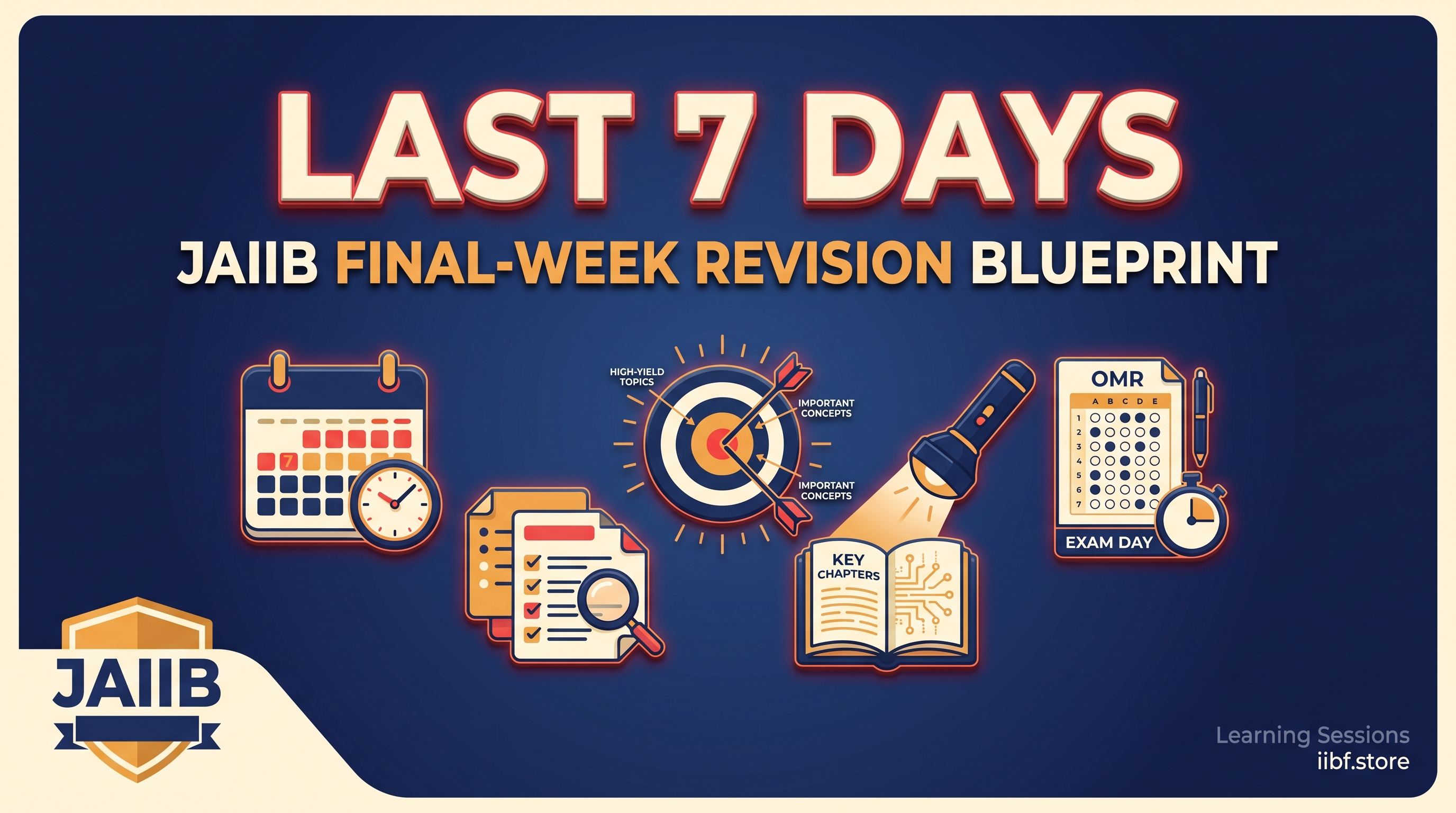 JAIIB Last-Week Revision — What to Read in the Final 7 Days