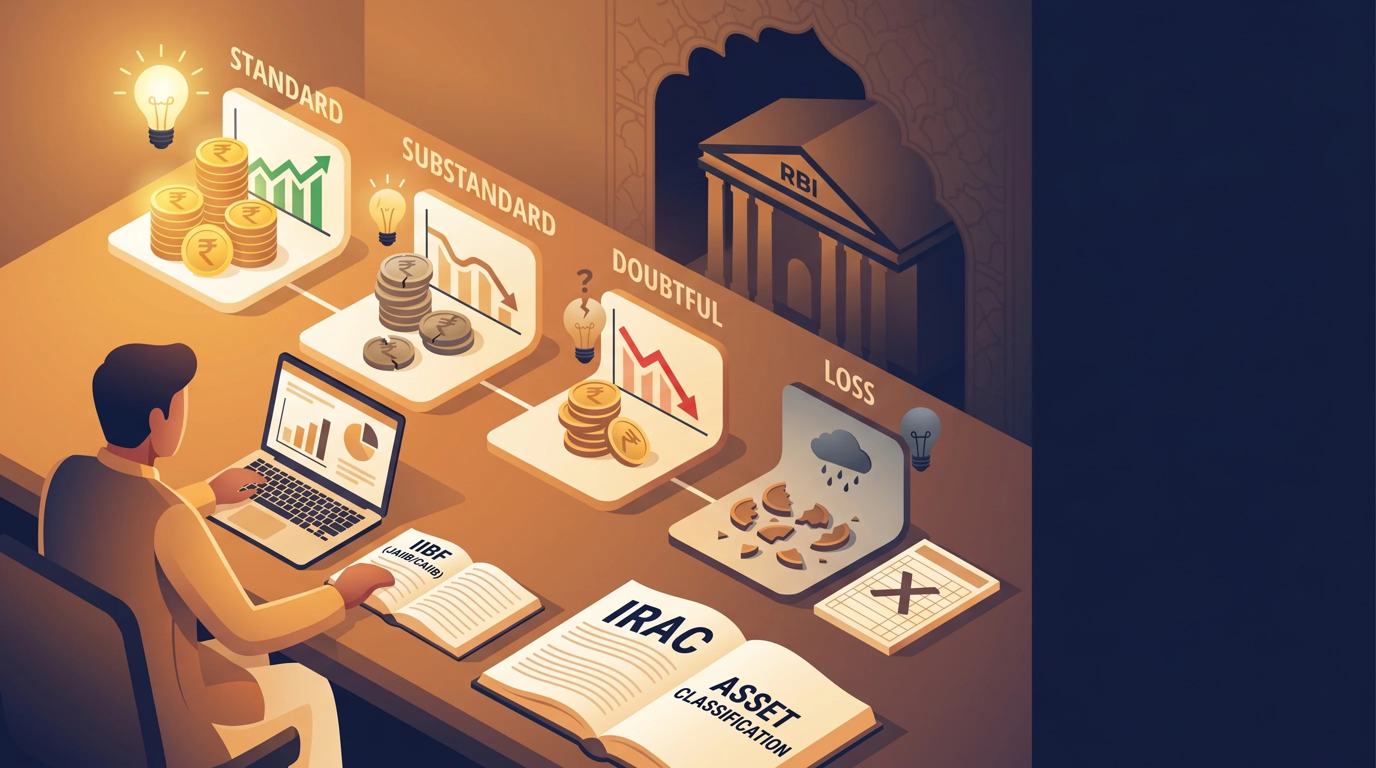 IRAC asset classification standard substandard doubtful and loss