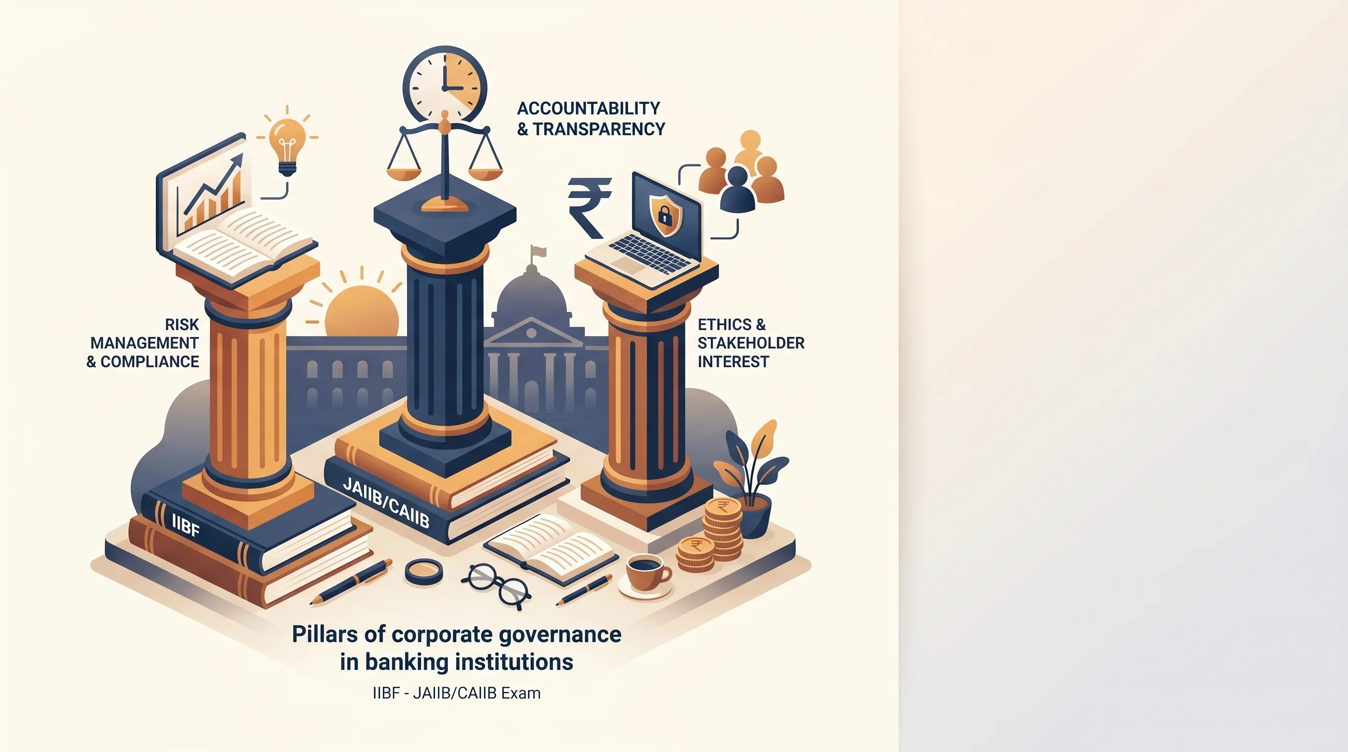 Pillars of corporate governance in banking institutions