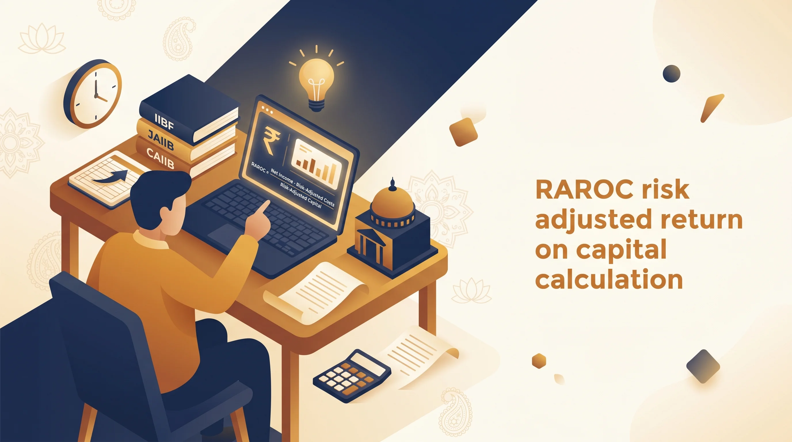 RAROC risk adjusted return on capital calculation