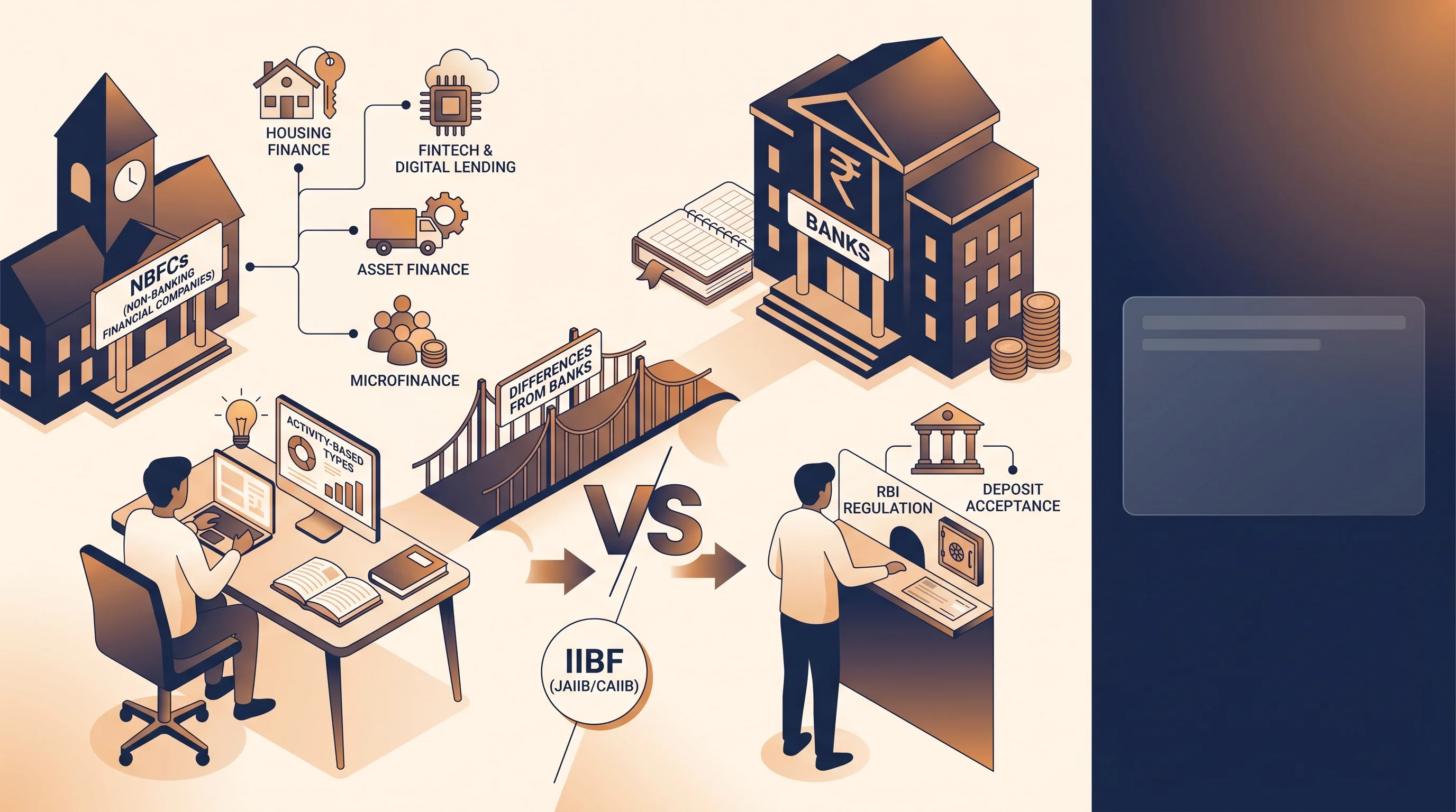 Types of NBFC by activity and how they differ from banks