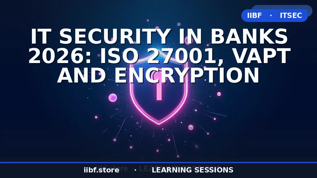 IT Security in Banks: ISO 27001, VAPT & Encryption 2026