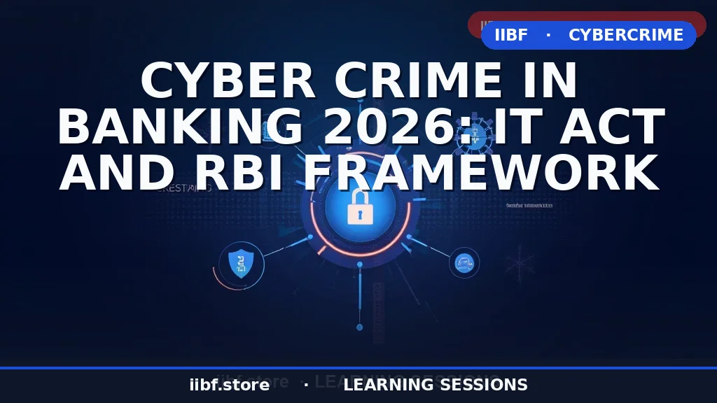 Cyber Crime in Banking: IT Act & RBI Framework Guide