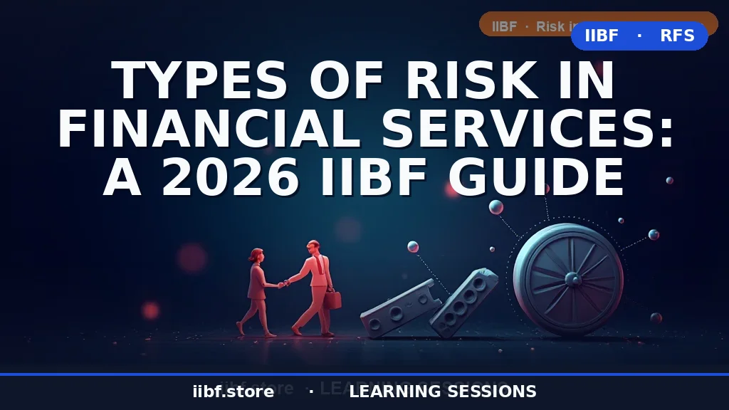 Types of Risk in Financial Services: 2026 IIBF Guide
