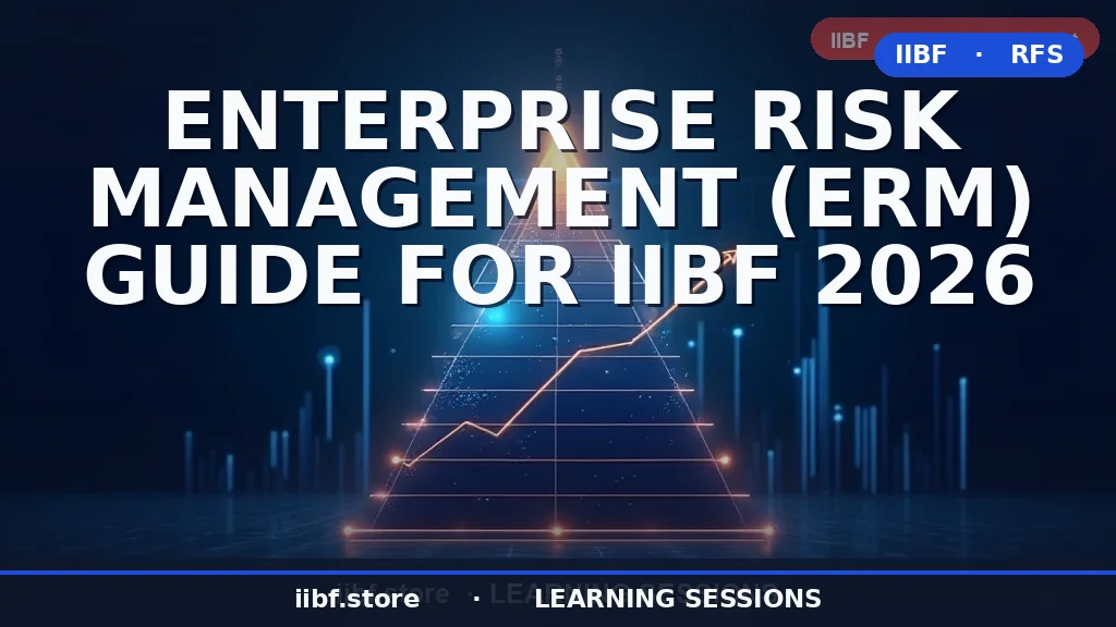 Enterprise Risk Management (ERM): IIBF 2026 Exam Guide