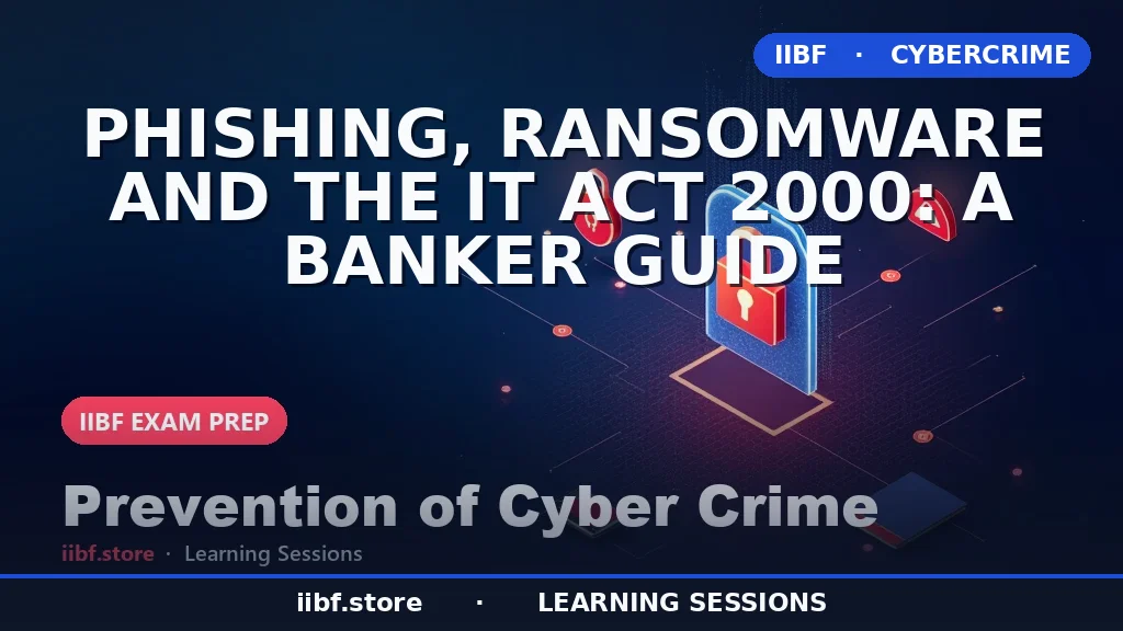 Phishing, Ransomware & the IT Act 2000: Banker's Guide