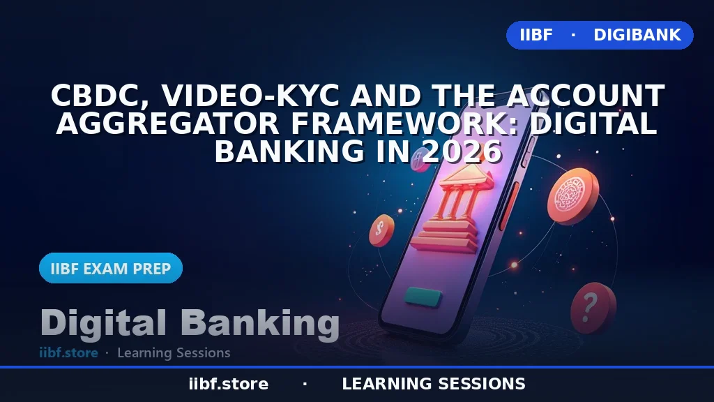 CBDC, Video-KYC & Account Aggregator: Digital Banking 2026
