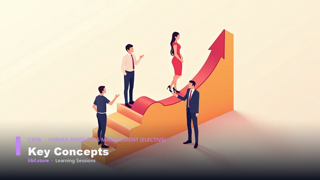 Bank manager conducting a structured performance appraisal review meeting with an employee