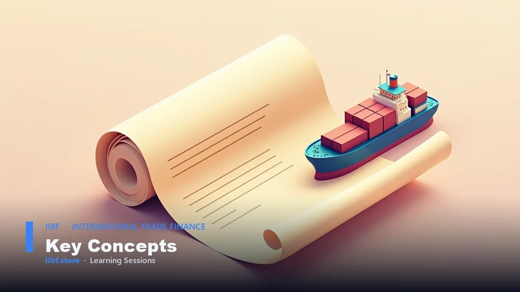 Diagram of the documentary credit cycle showing issuing bank, advising bank, exporter and importer