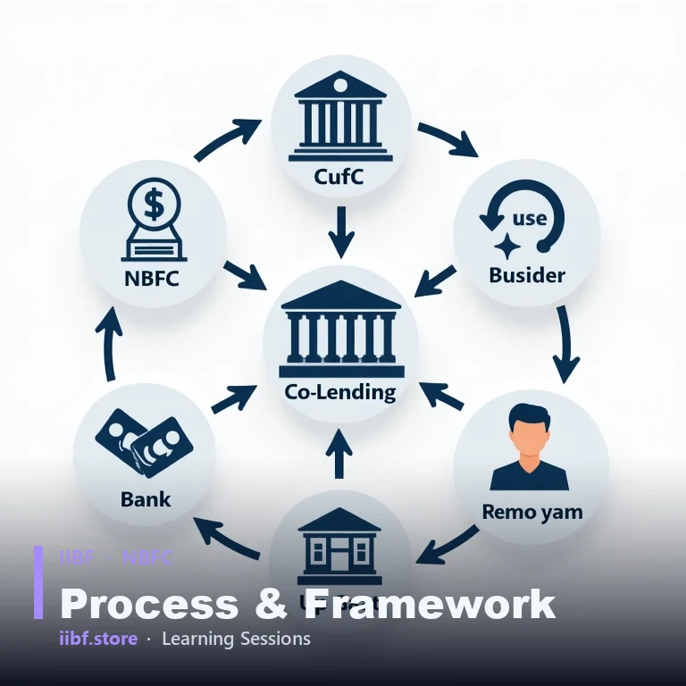 Co-lending model showing 80 to 20 risk sharing between bank and NBFC
