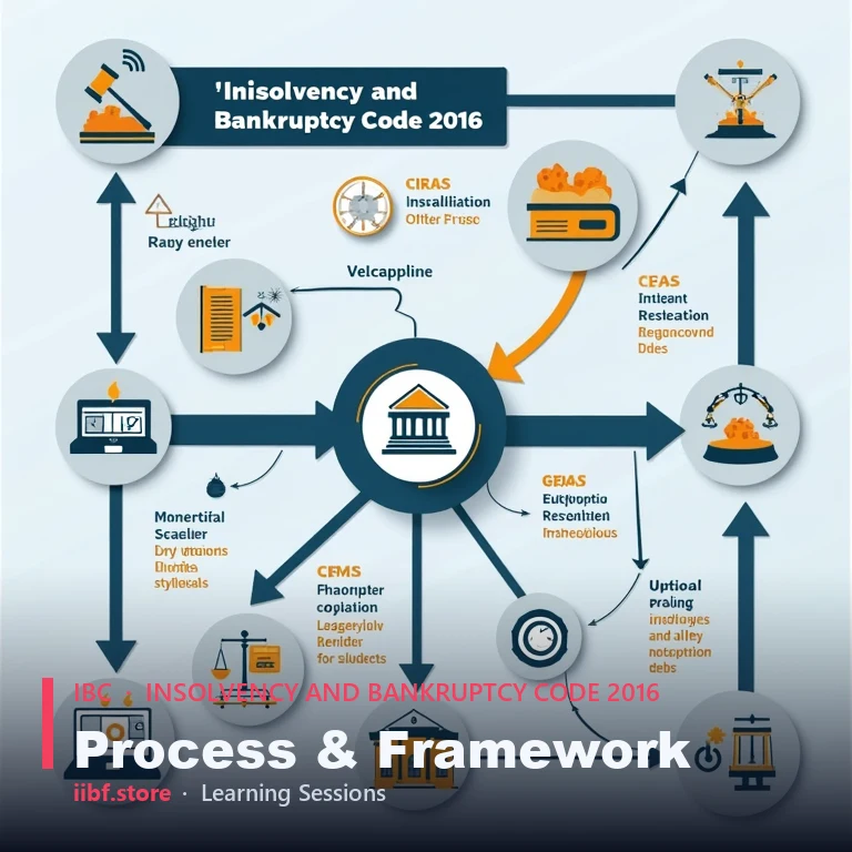 Diagram illustrating the composition of the liquidation estate under Section 36 of IBC 2016 — included assets, excluded assets, and going concern sale preference