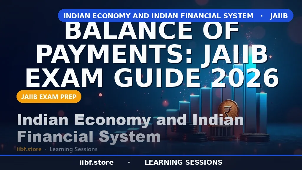Balance of Payments JAIIB IEIFS: Complete 2026 Exam Guide