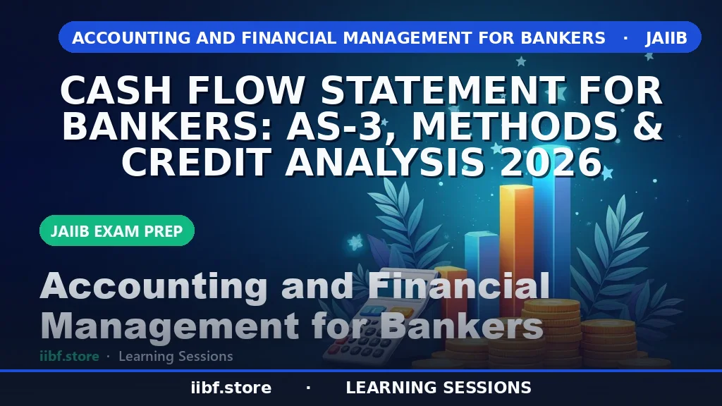 Cash Flow Statement for Bankers: AS-3, Methods & Credit Analysis 2026