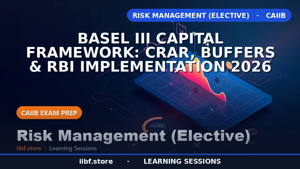 Basel III Capital Framework: CRAR, Buffers & RBI Implementation 2026