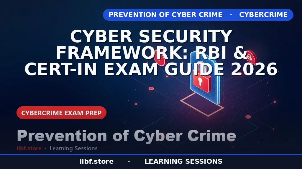 cyber security framework: RBI & CERT-In Exam Guide 2026