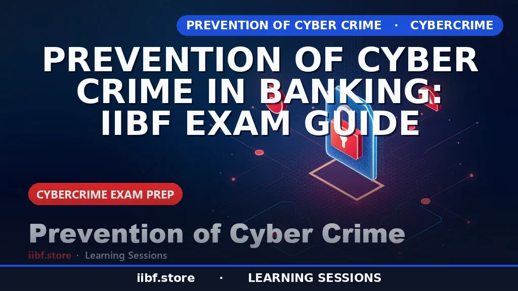 Prevention of Cyber Crime in Banking: IIBF Exam Guide