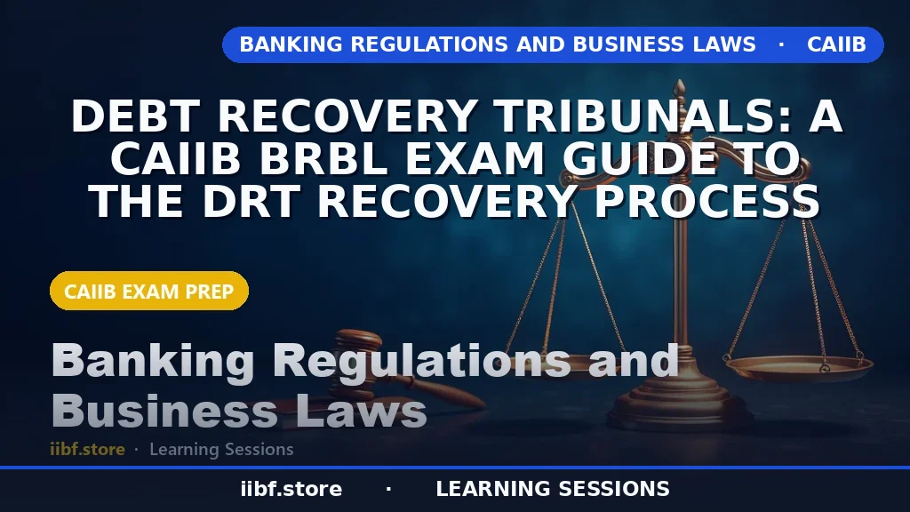 Debt Recovery Tribunals: A CAIIB BRBL Exam Guide to the DRT Recovery Process