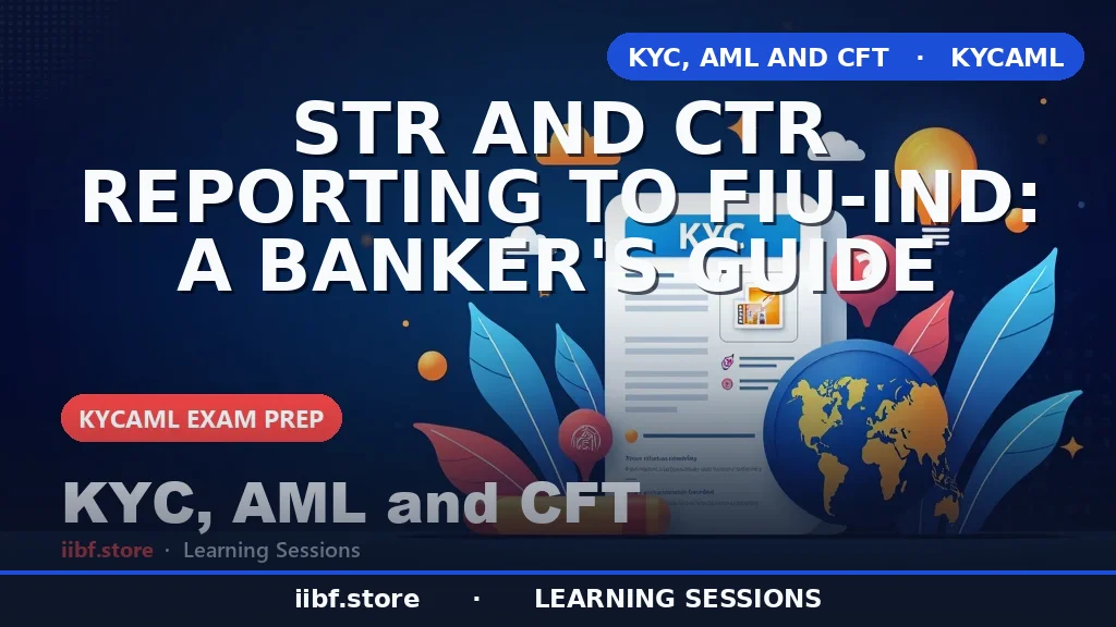 STR and CTR Reporting to FIU-IND: A Banker's Guide