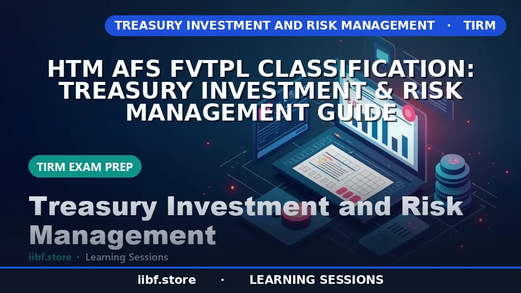 HTM AFS FVTPL Classification: Treasury & Risk Guide