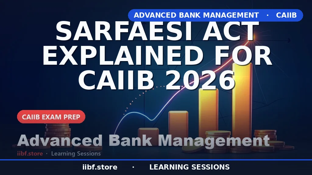 SARFAESI Act Explained for CAIIB 2026: Full Guide