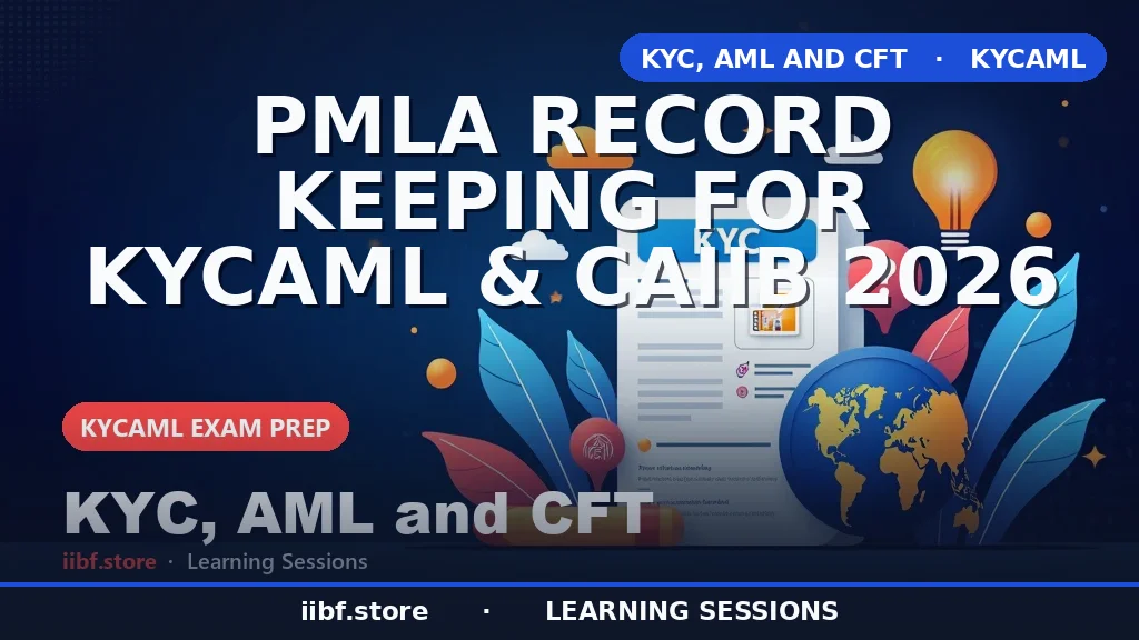 PMLA Record Keeping Rules for KYC AML & CAIIB 2026