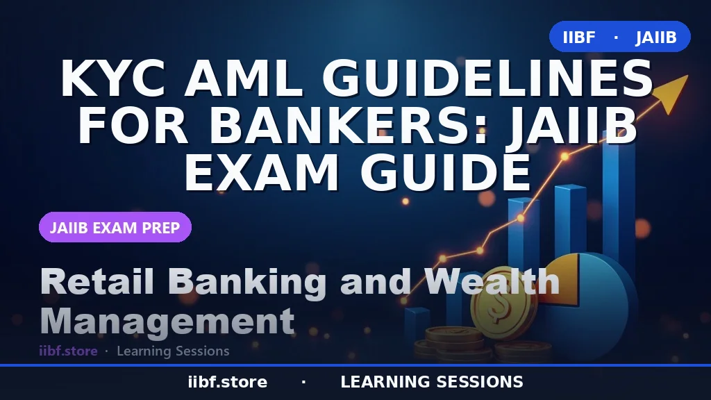 KYC AML guidelines for Bankers: JAIIB Exam Guide