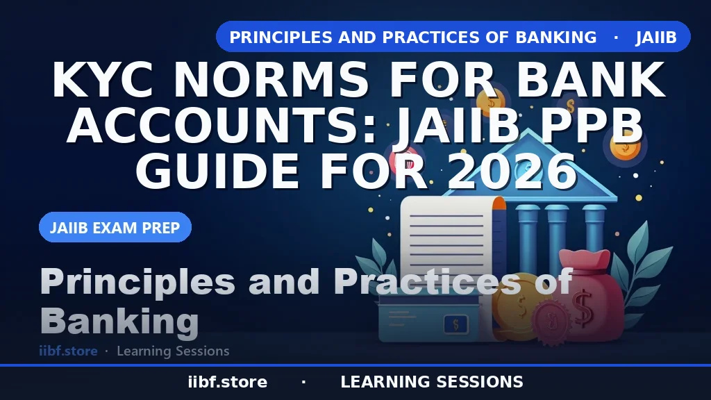 KYC Norms for Bank Accounts: JAIIB PPB Guide for 2026