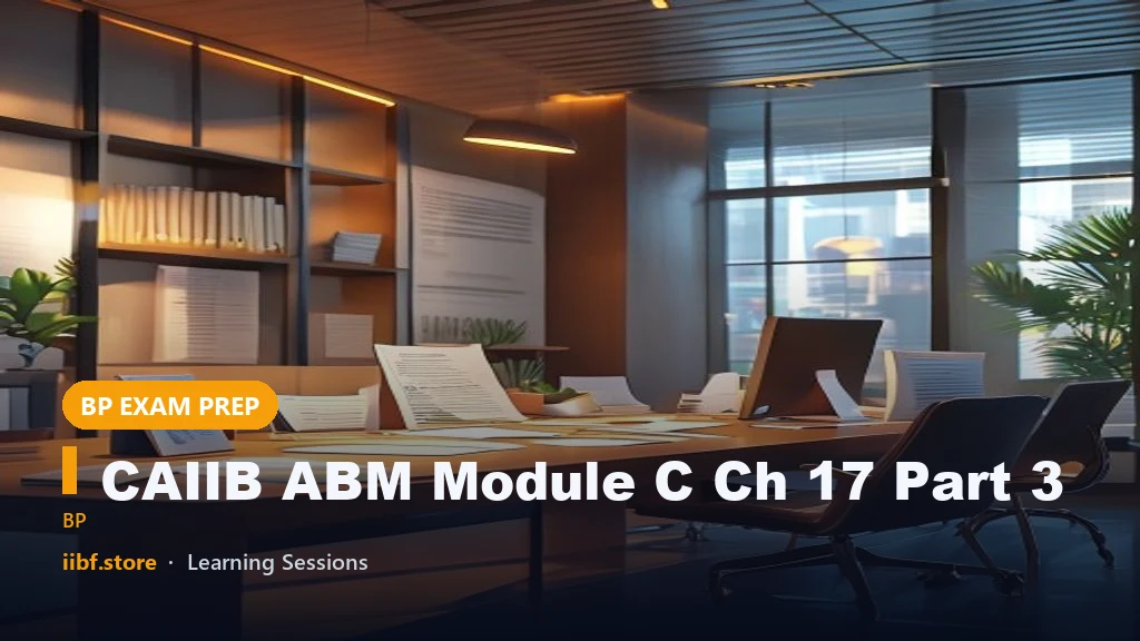 CAIIB ABM Module C Ch 17 Part 3: Floating Interest Rates & MCLR vs EBLR