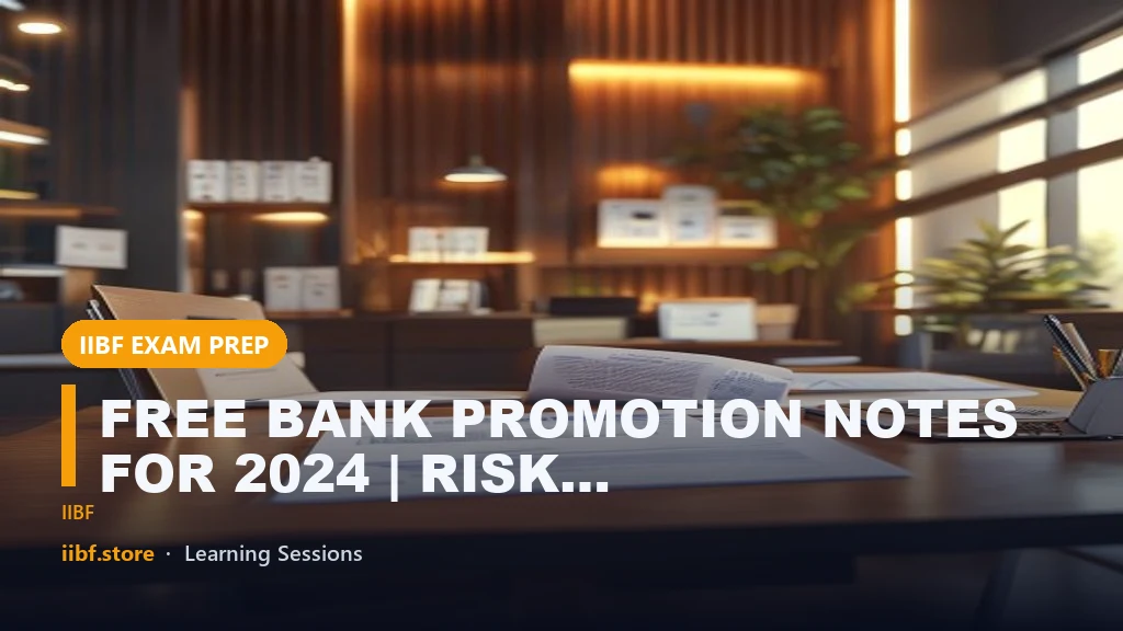 FREE BANK PROMOTION NOTES FOR 2024 | RISK MANAGEMENT 