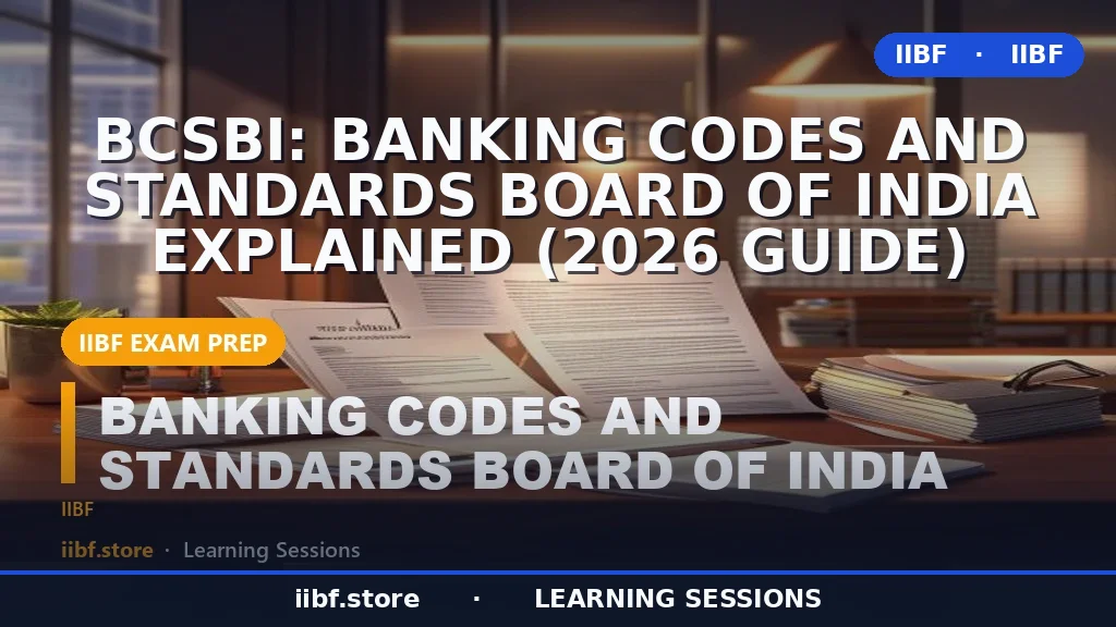 BCSBI: बैंकिंग कोड्स एंड स्टैंडर्ड्स बोर्ड ऑफ इंडिया की पूरी जानकारी (2026 गाइड)