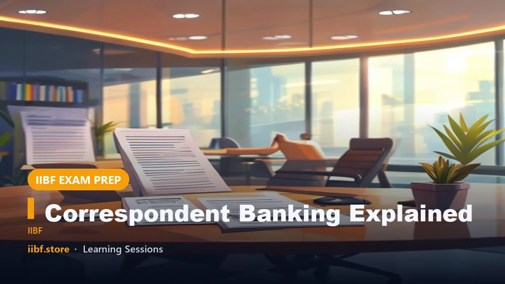 Correspondent Banking Explained: Complete Guide for CAIIB BFM Module A (Nostro, Vostro, Loro, Mirror Accounts)