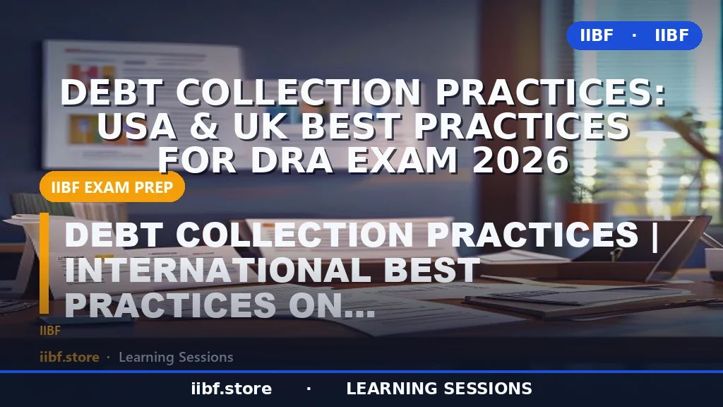 Debt Collection Practices: USA & UK Best Practices for DRA Exam 2026