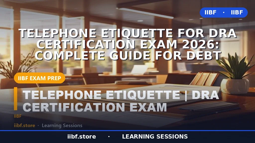Telephone Etiquette for DRA Certification Exam 2026: Complete Guide for Debt