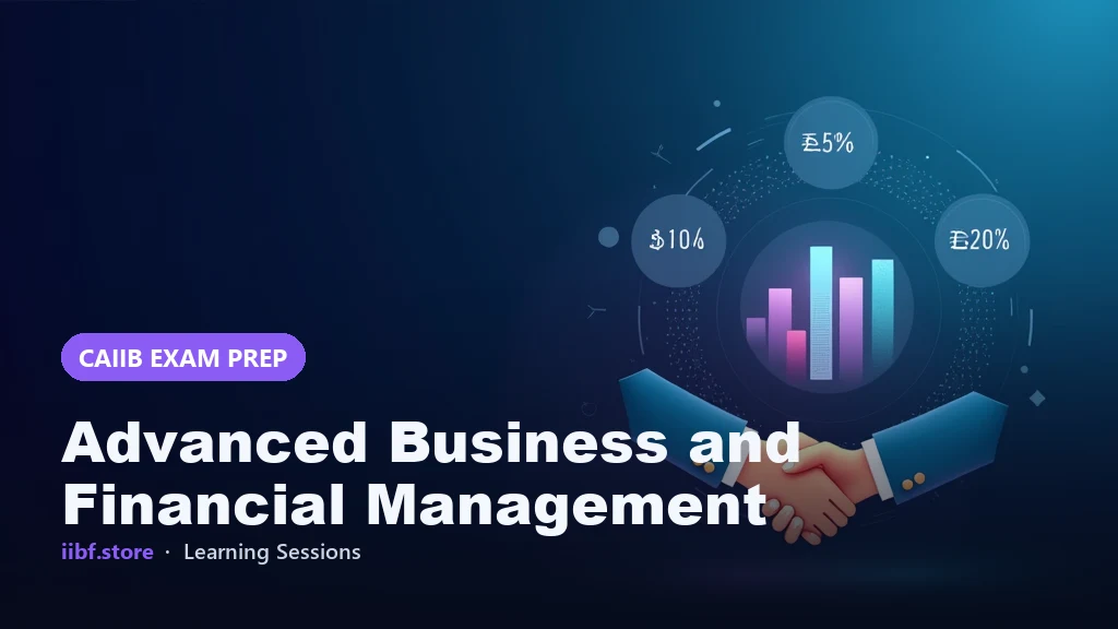 CAIIB ABFM business valuation: DCF, EVA, WACC and Multiples