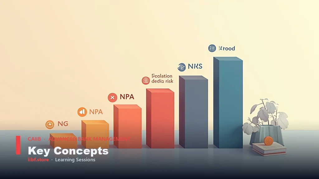 IRAC asset-classification ladder from Standard to Loss assets under RBI norms