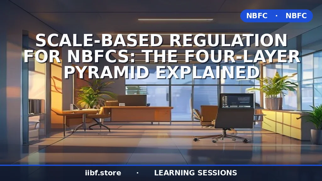 Scale-Based Regulation for NBFCs: The Four-Layer Pyramid Explained