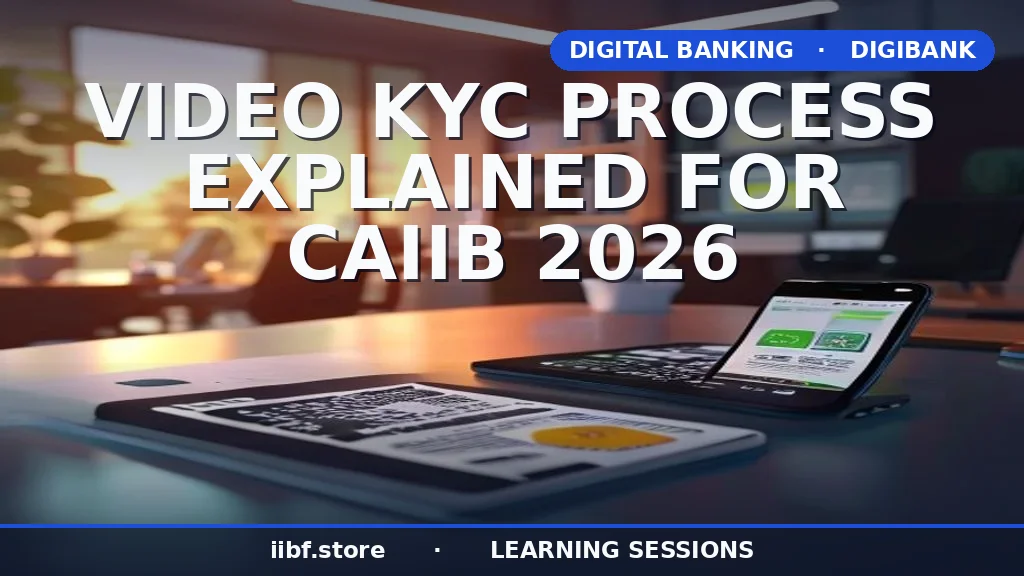 Video KYC Process (V-CIP) Explained for CAIIB 2026
