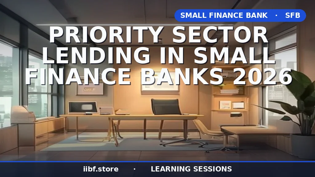 Priority Sector Lending in Small Finance Banks 2026