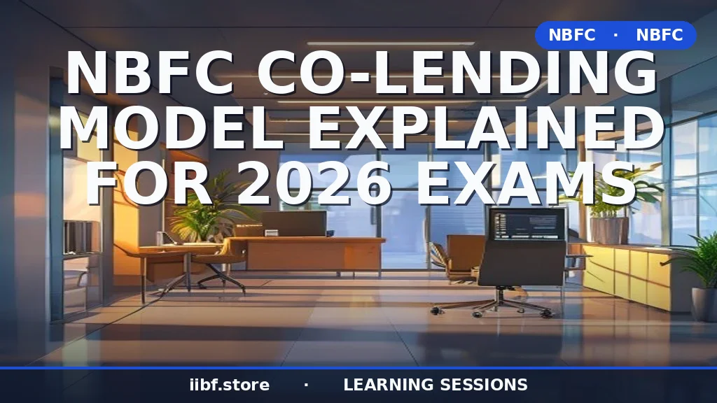 NBFC Co-Lending Model Explained: Complete 2026 Exam Guide