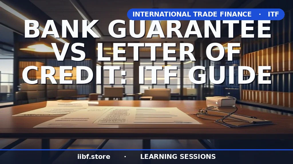Bank Guarantee vs Letter of Credit: ITF Guide