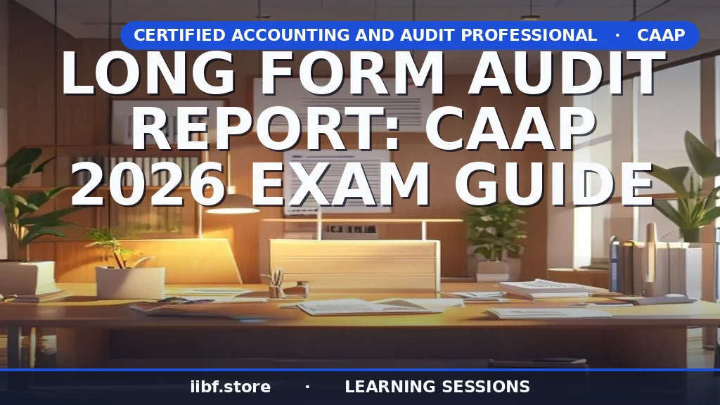 Long Form Audit Report: CAAP 2026 Exam Guide