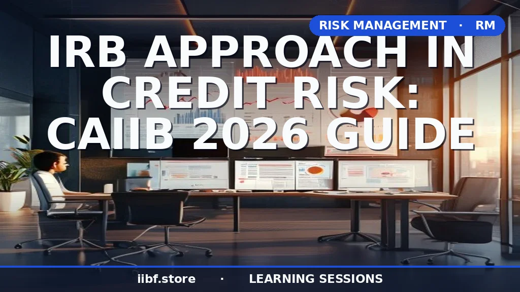 IRB Approach in Credit Risk: CAIIB 2026 Guide