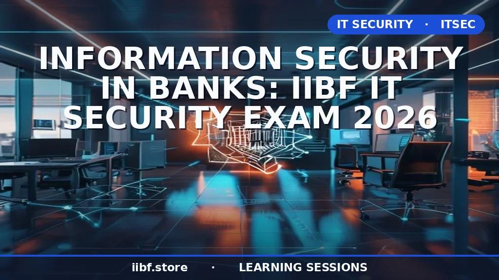Information Security in Banks: IIBF IT Security Exam 2026