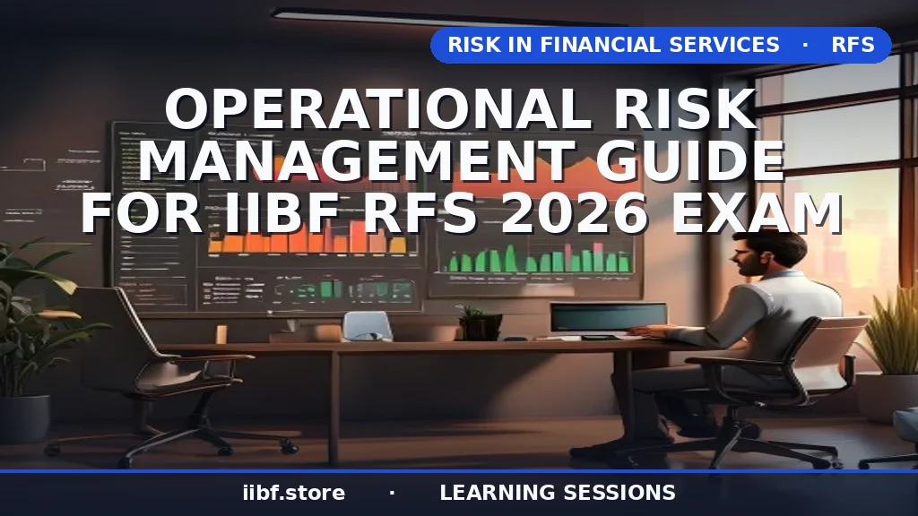 Operational Risk Management Guide for IIBF RFS 2026 Exam